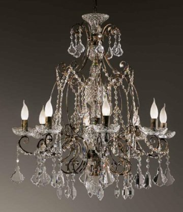 Подвесная люстра MM Lampadari Preziosa 6470/8 V2080