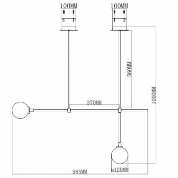 Подвесная люстра Moderli Lingdal V5092-2P