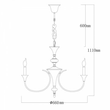 Подвесная люстра MW-Light Консуэло 614013106