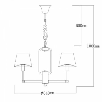 Подвесная люстра MW-Light София 355014806
