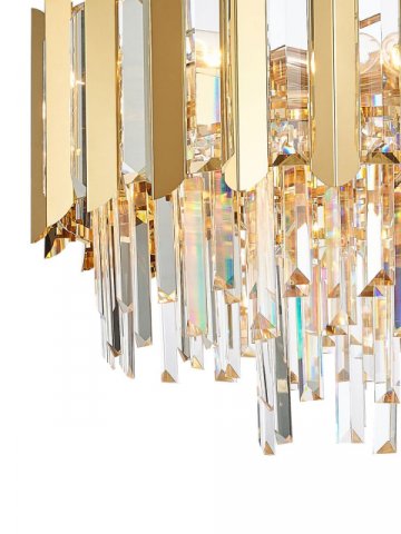 Подвесная люстра Natali Kovaltseva Amazone 81444/8C Gold