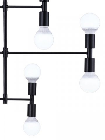 Подвесная люстра Natali Kovaltseva Loft Lux 75129/12C Black