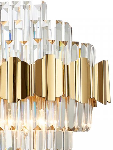 Подвесная люстра Natali Kovaltseva Ruby 81442/12C Gold