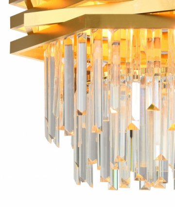 Подвесная люстра Natali Kovaltseva Spear 76013/10C Gold