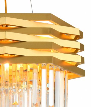 Подвесная люстра Natali Kovaltseva Spear 76013/10C Gold