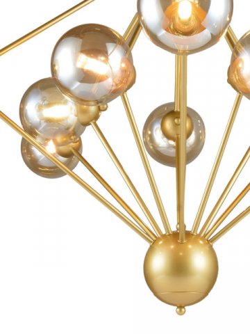 Подвесная люстра Natali Kovaltseva Stuttgart Stuttgart 91006/10C Gold