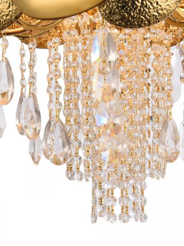 Подвесная люстра Natali Kovaltseva Valencia 91009/8C Gold