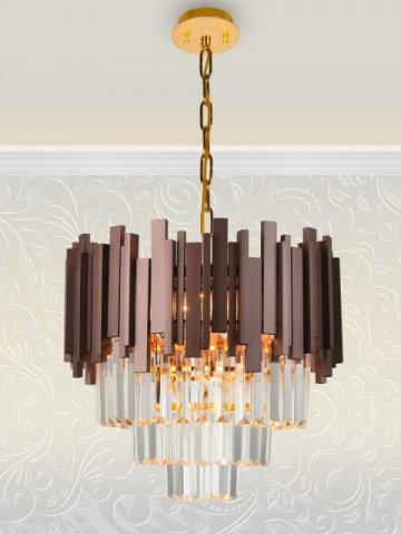 Подвесная люстра Natali Kovaltseva Vertigo 81439/6C Cobalt