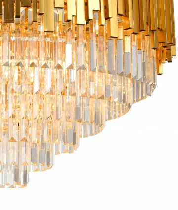 Подвесная люстра Natali Kovaltseva Vertigo 81440/12C Gold