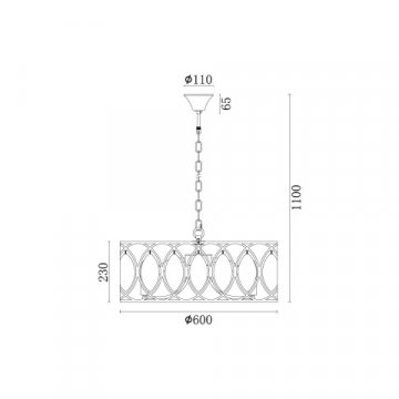 Подвесная люстра Vele Luce Angela VL3153P10
