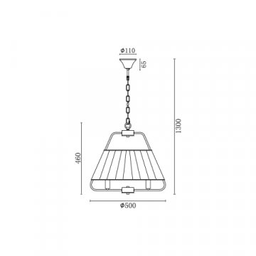 Подвесная люстра Vele Luce Isabella VL4254P05