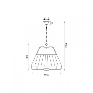 Подвесная люстра Vele Luce Isabella VL4254P07