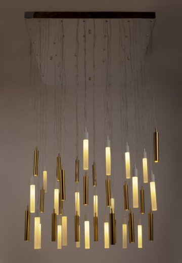 Подвесная светодиодная люстра Abrasax Mia PL.4303-42BR