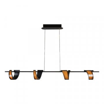 Подвесная светодиодная люстра iLedex Fomo X154448 BK