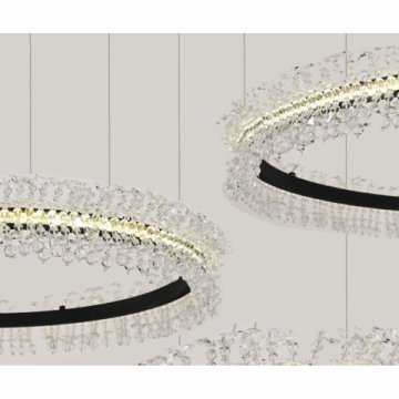 Подвесная светодиодная люстра Kink Light Лаура 08246,19PA