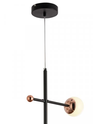 Подвесная светодиодная люстра Natali Kovaltseva Loft Led Lamps 81338 Gold Black