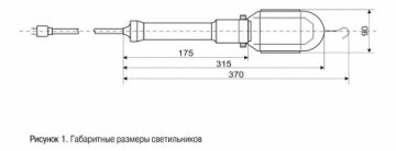 Подвесной переносной светильник IEK УП-1P WSP20-10-K09