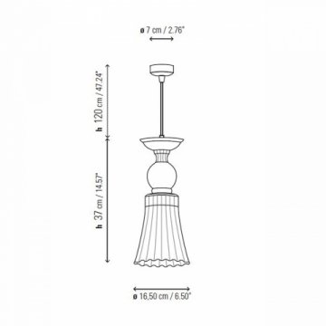Подвесной светильник Bover Twins 01 Red