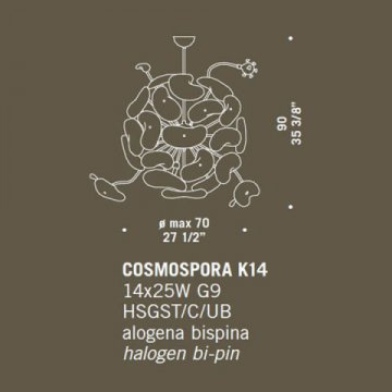 Подвесной светильник De Majo Cosmospora