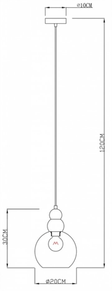 Подвесной светильник Deko-Light Diphda 342119