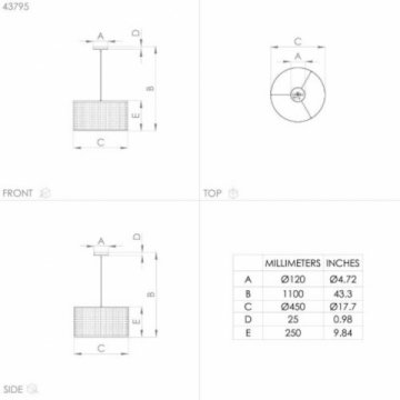 Подвесной светильник Eglo MANBY 43795