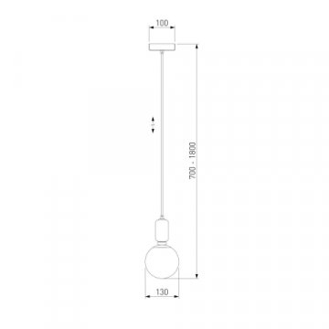 Подвесной светильник Eurosvet 50158/1 белый