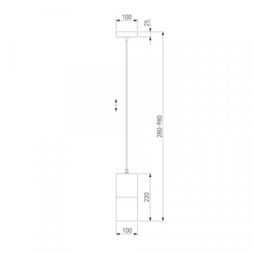 Подвесной светильник Eurosvet 50233/1 черный