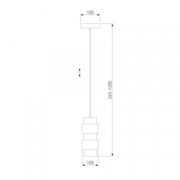 Подвесной светильник Eurosvet 50235/1