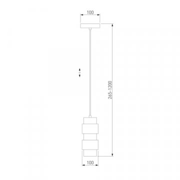 Подвесной светильник Eurosvet 50235/1