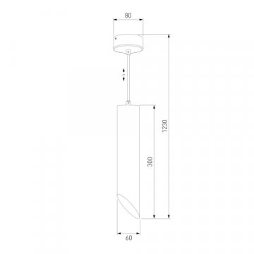 Подвесной светильник Eurosvet 7011 MR16 WH/GD белый/золото