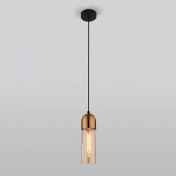 Подвесной светильник Eurosvet Airon 50180/1 янтарный