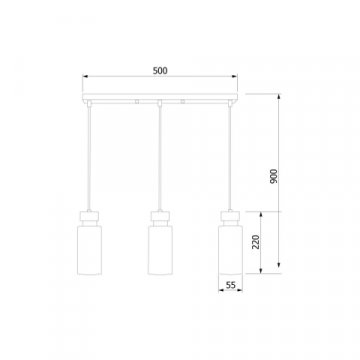 Подвесной светильник Eurosvet Amado 50115/3 черный