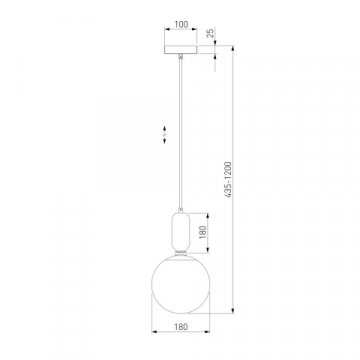 Подвесной светильник Eurosvet Bubble 50197/1 черный