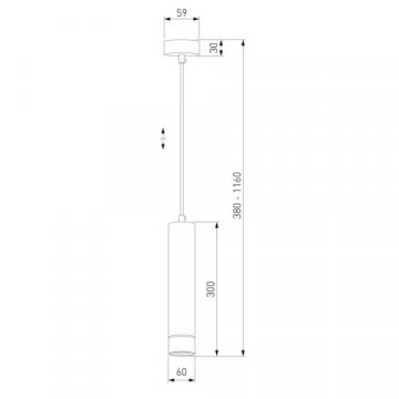 Подвесной светильник Eurosvet DLN107 GU10