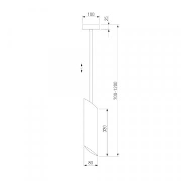 Подвесной светильник Eurosvet Dome Elegante 50245/1 черный