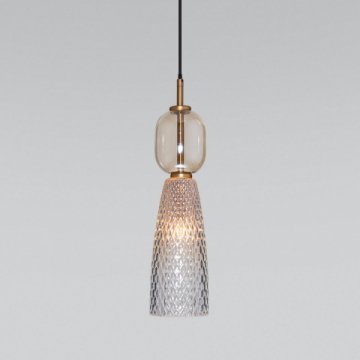 Подвесной светильник Eurosvet Glossy 50211/1 янтарный