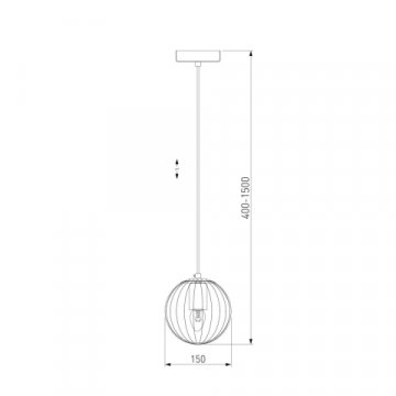 Подвесной светильник Eurosvet Juno 50207/1 дымчатый