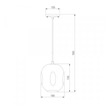 Подвесной светильник Eurosvet Mill 50195/1 золото