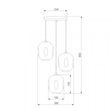 Подвесной светильник Eurosvet Mill 50195/3 золото