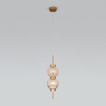 Подвесной светильник Eurosvet Plaza 50186/2 латунь