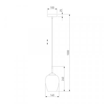 Подвесной светильник Eurosvet Record 50086/1 хром