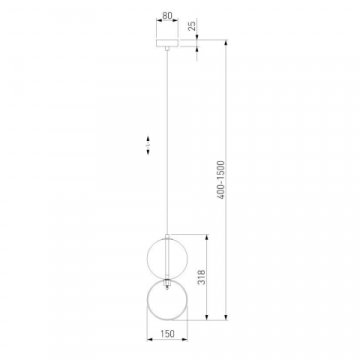 Подвесной светильник Eurosvet Selisa 50091/1 хром/дымчатый
