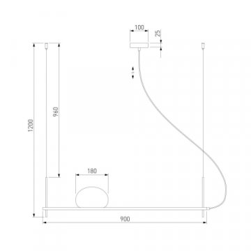 Подвесной светильник Eurosvet Stair 70145/1 черный