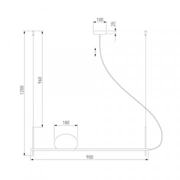 Подвесной светильник Eurosvet Stair 70145/1 черный