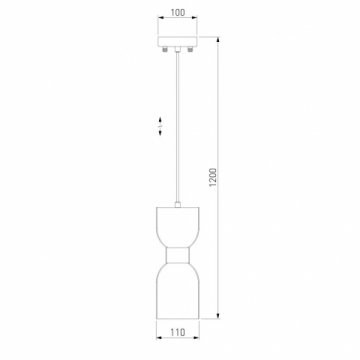 Подвесной светильник Eurosvet Tandem 50118/1 латунь