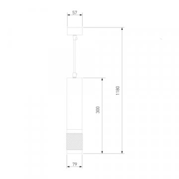 Подвесной светильник Eurosvet Tony DLN108 GU10