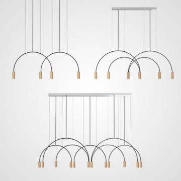 Подвесной светильник Imperium Loft ARC 3 Gold ARC01 189567-26