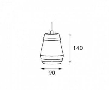 Подвесной светильник Italline Leo SP 6264 brass