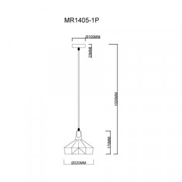 Подвесной светильник MyFar Brigitte MR1405-1P