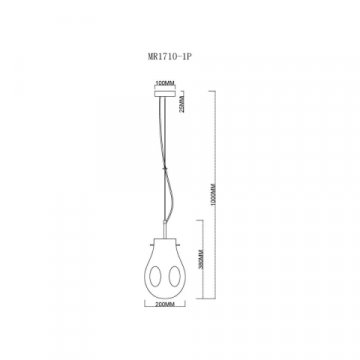 Подвесной светильник MyFar Eye MR1710-1P